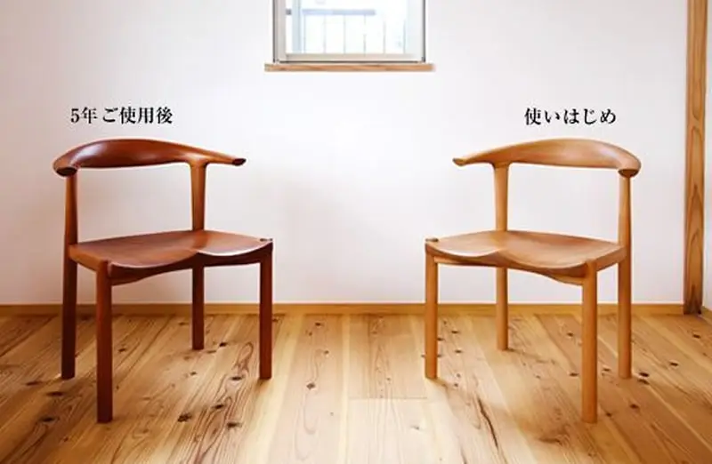 経年変化する木肌の魅力