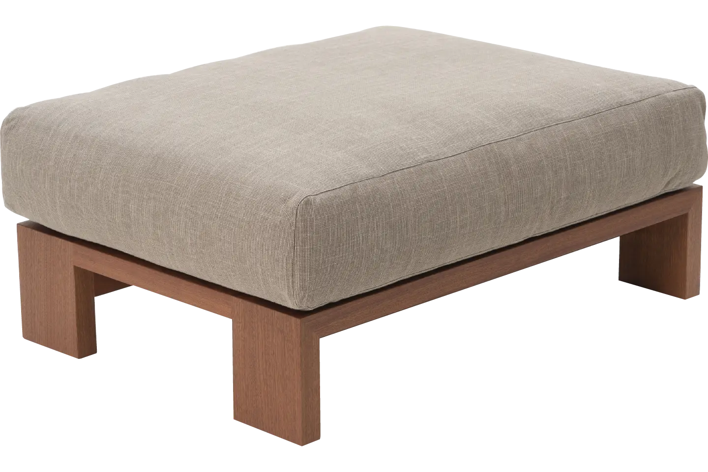 無垢材 ロングオットマン  <br>モデルノ