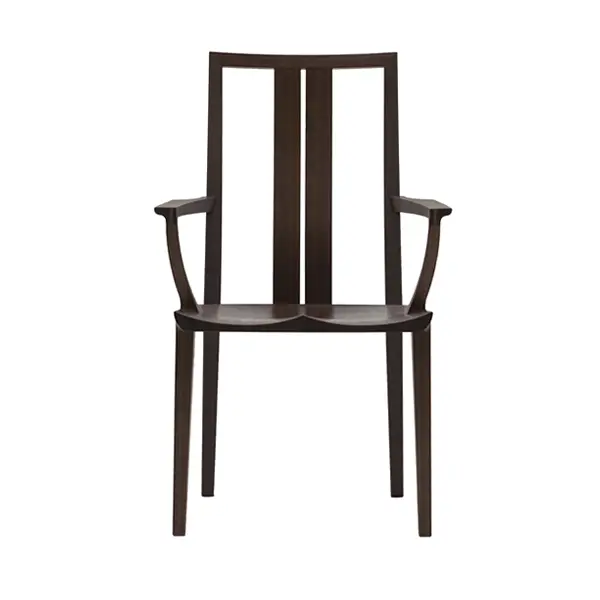 無垢材 アームチェア  <br>レン ハイバック