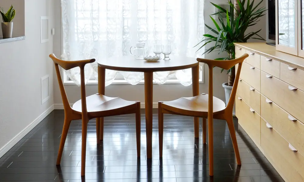 無垢材 ラウンドテーブル <br>ピュア