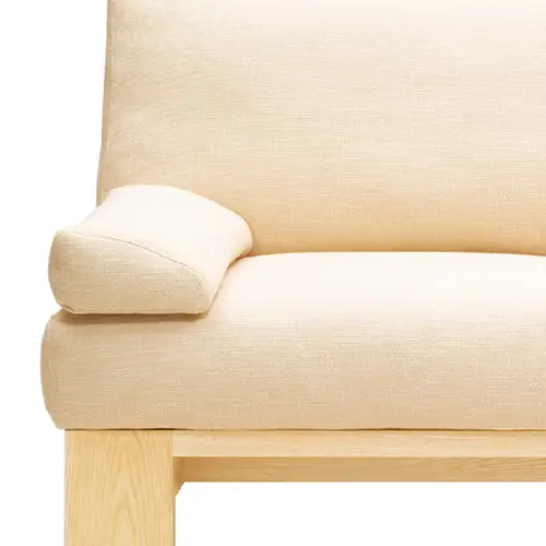 無垢材 アームレスソファ  <br>モデルノ