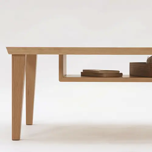 無垢材 リビングテーブル <br>フレスコ