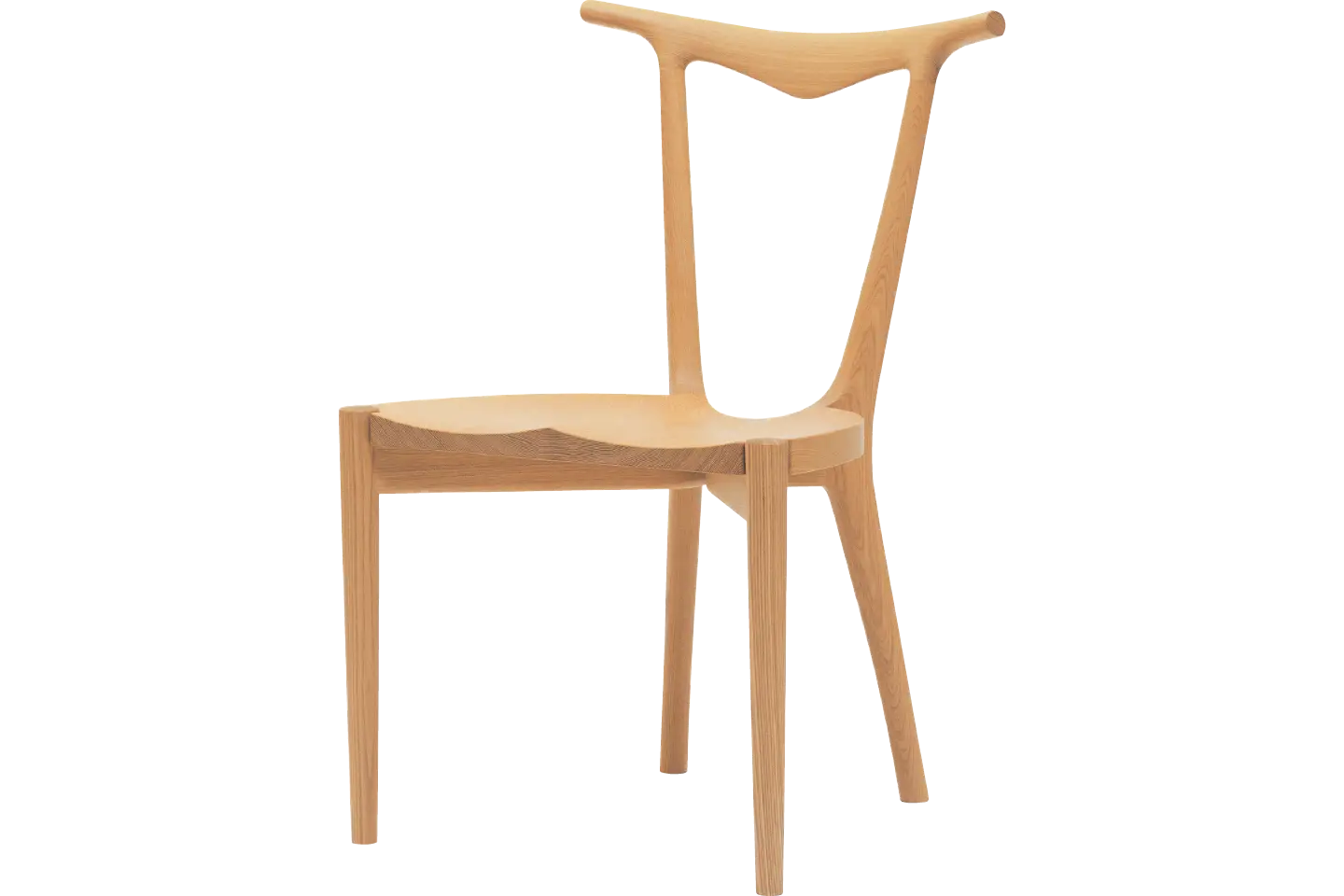 無垢材 チェア Fin