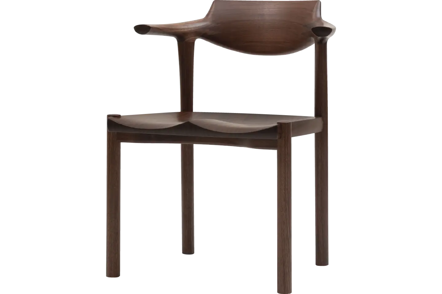 無垢材 アームチェア<br> グランデ（板座）