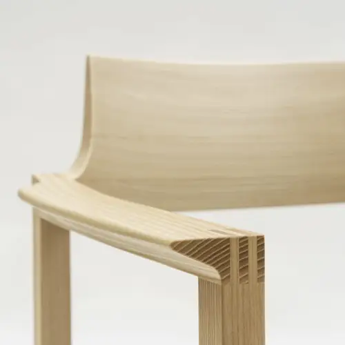 無垢材 アームチェア<br> グラン ハイバック