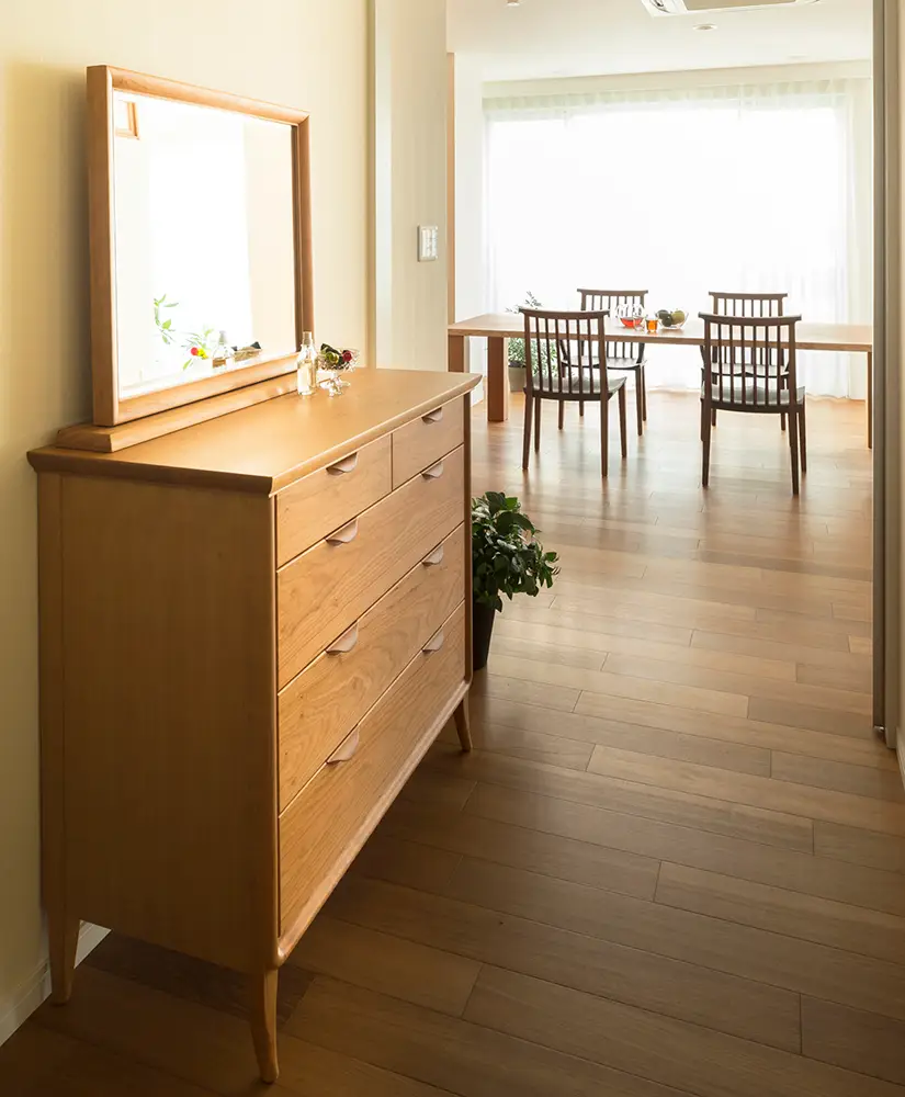 無垢材 ローチェスト <br>エミネント97