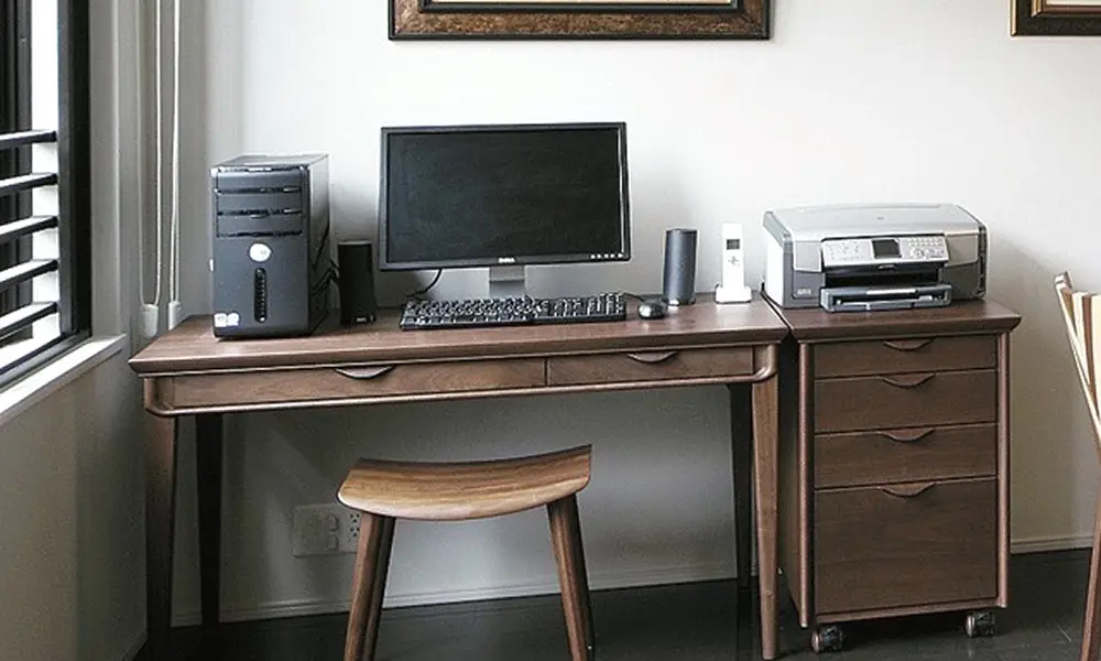 無垢材 デスクワゴン <br>エミネント48