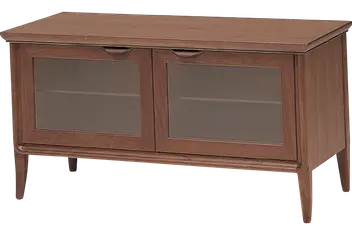 処分！【家具蔵 KAGURA 無垢材テレビ台 120cm モダンデザイン】 無垢材