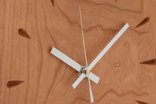 無垢材 時計 ソアレ 丸（大）