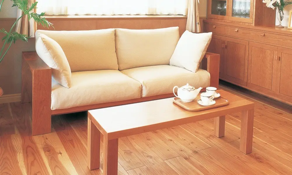 無垢材 スクエアテーブル <br>ピュア