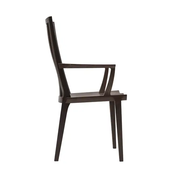 無垢材 アームチェア  <br>レン ハイバック