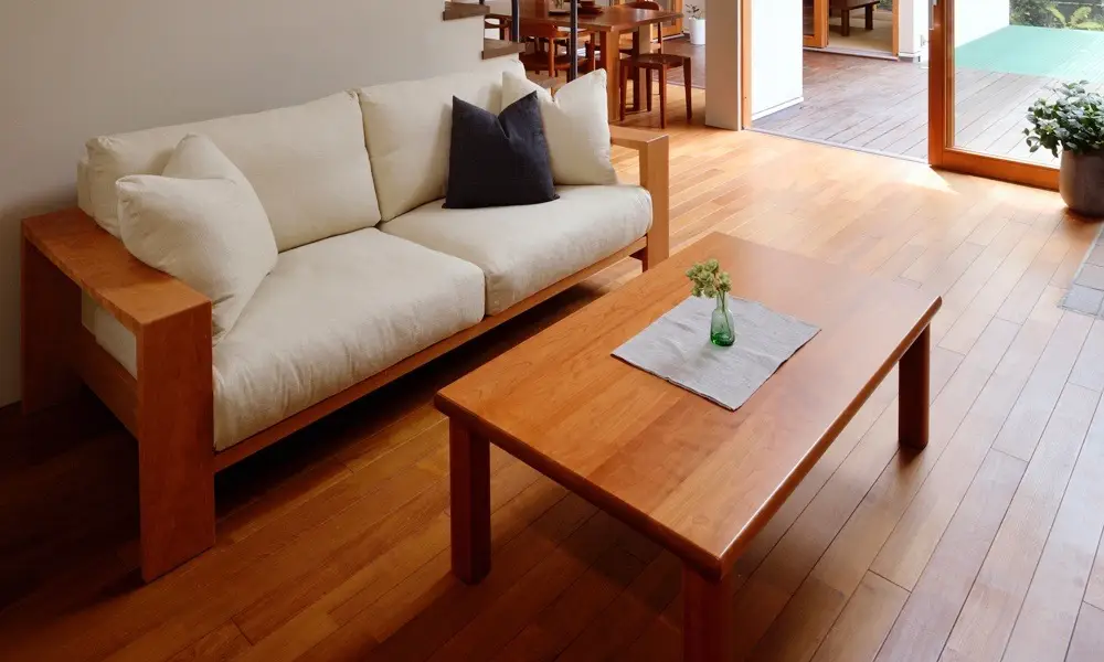 無垢材 スクエアテーブル <br>ピュア