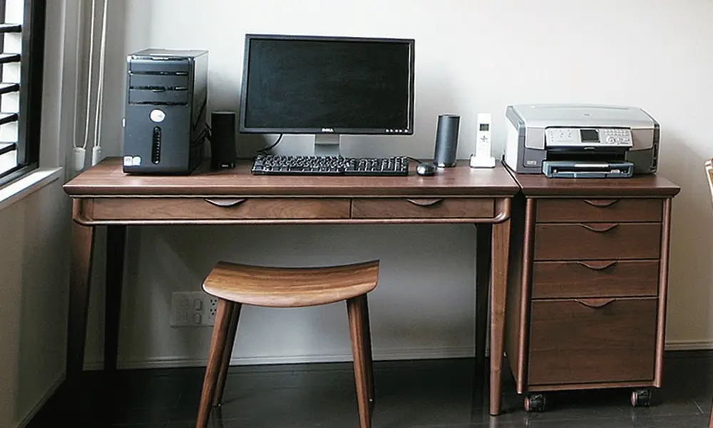 無垢材 デスク <br>エミネント 120