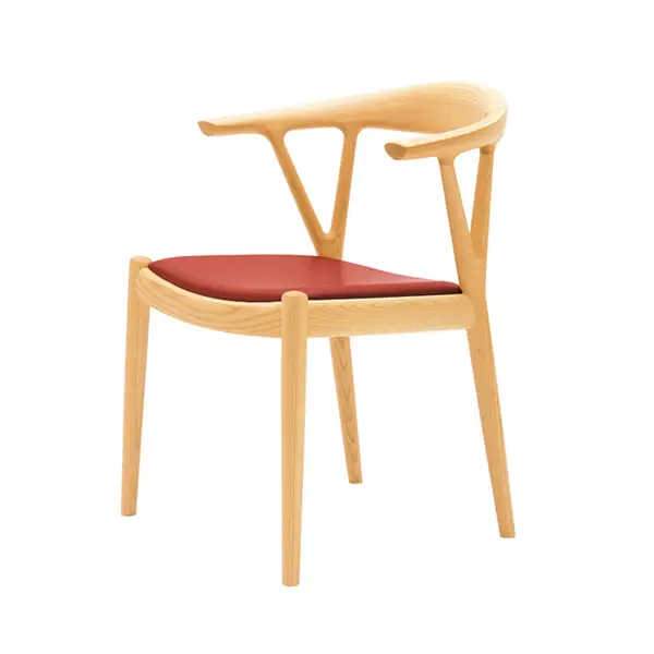 無垢材 Ｖチェア