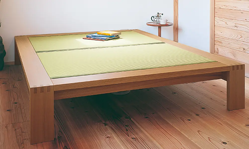 無垢材 タタミベッド <br>モデルノ