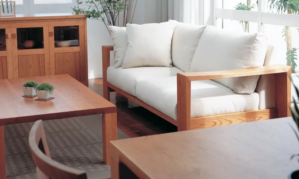 無垢材 スクエアテーブル <br>ピュア