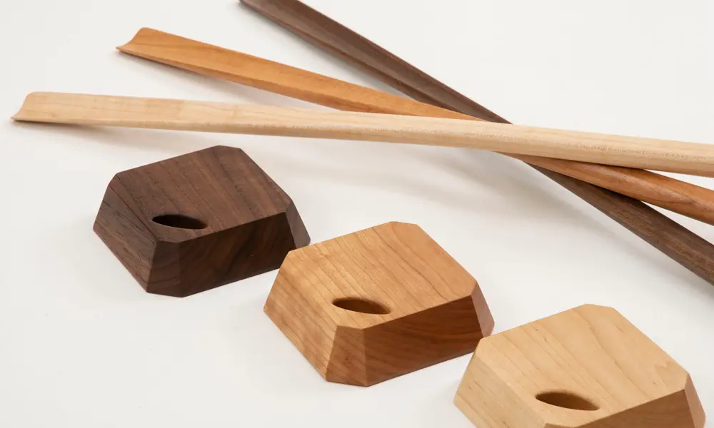 無垢材 靴べら リン