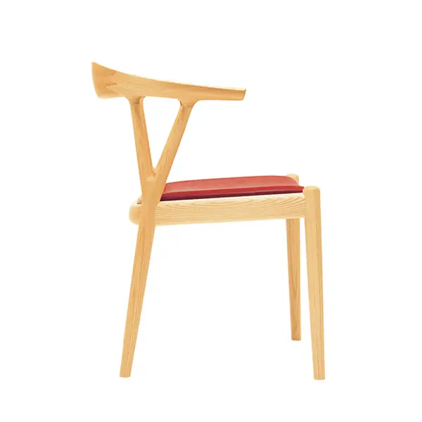 無垢材 Ｖチェア