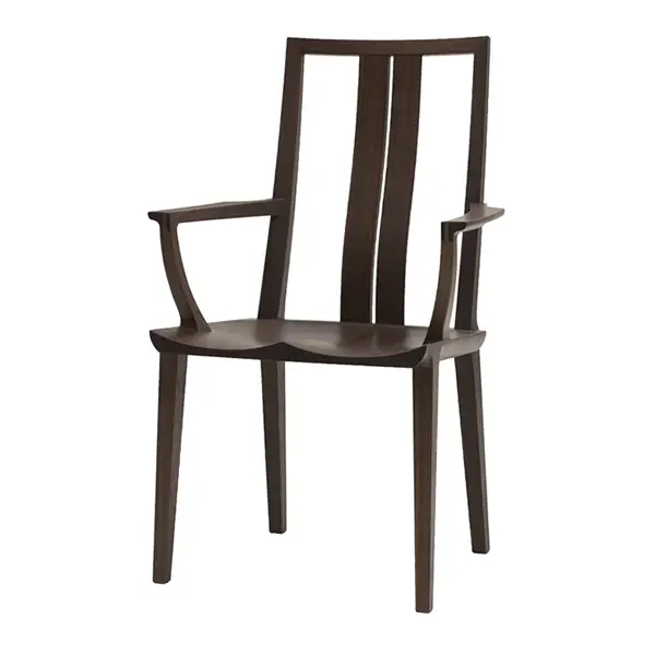 無垢材 アームチェア  <br>レン ハイバック