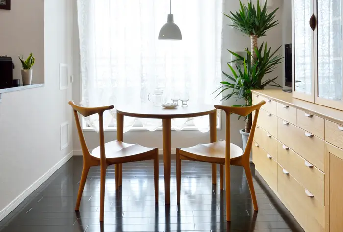 無垢材ダイニングテーブル　無垢材メープル