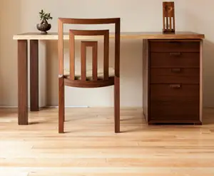 無垢材家具　無垢材デスク　無垢材チェア　ウォールナット