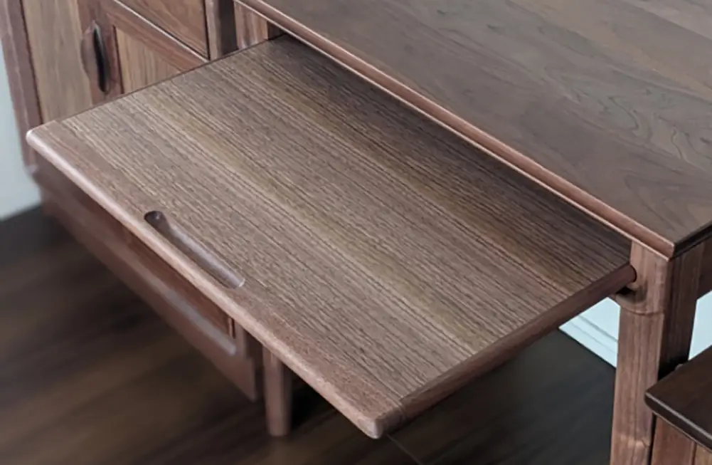 無垢材 デスク <br>エミネント 70（トレータイプ）