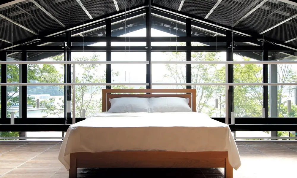 無垢材 ベッドフレーム <br>ダン