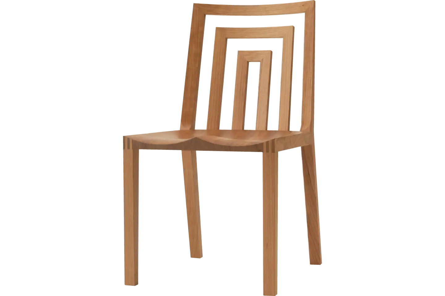 無垢材 チェア <br>ダン(板座)