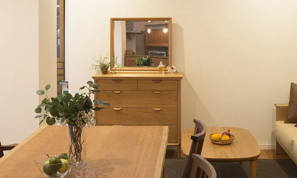 無垢材 ローチェスト エミネント97｜東京・横浜で一生使える家具