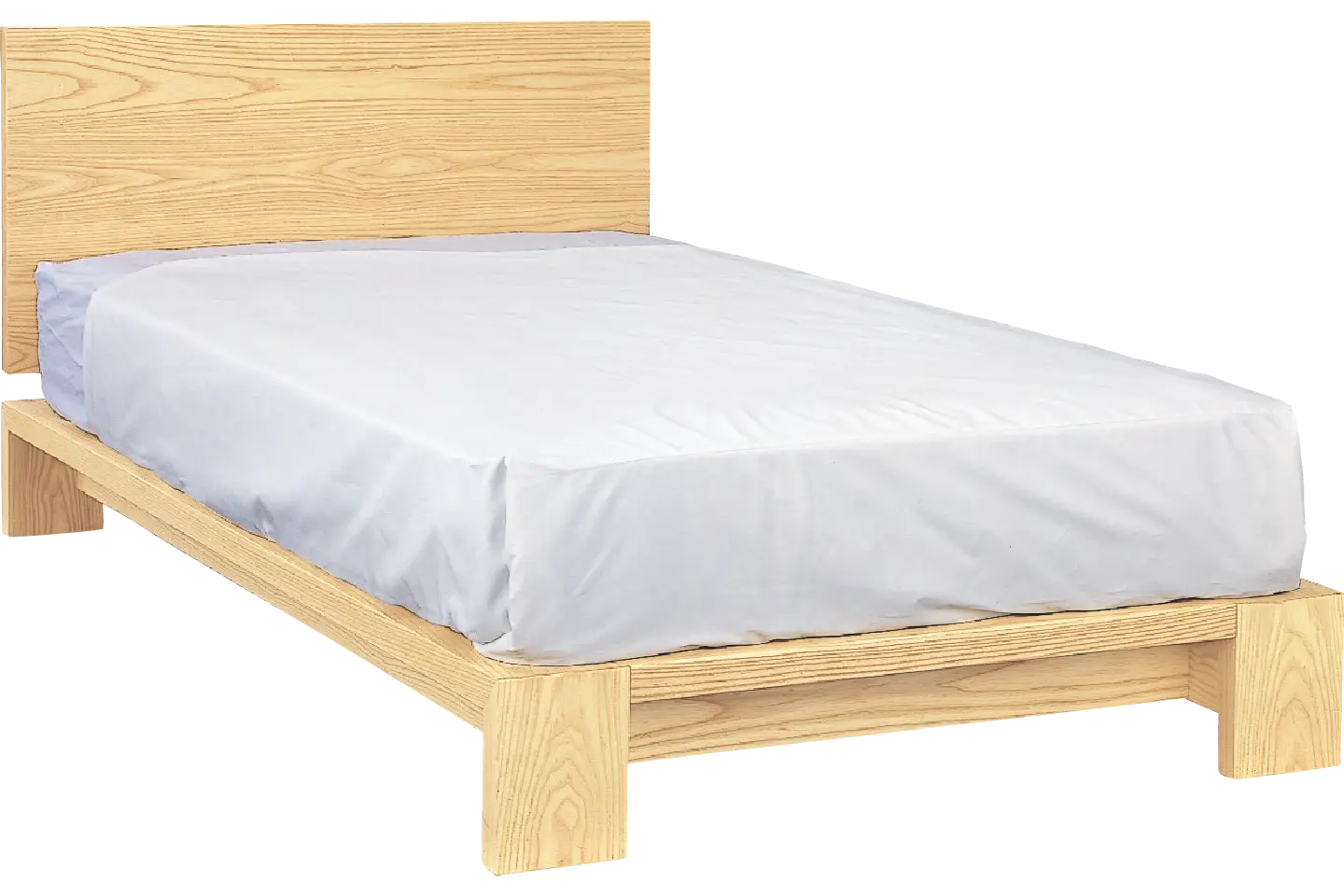 無垢材 ベッドフレーム <br>モデルノ