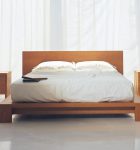 無垢材 ベッドフレーム ヘッドレス モデルノ(無垢材 BED FRAME<br />
HEADLESS MODERNO)商品写真