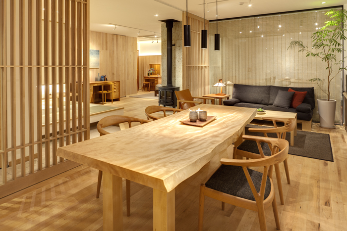 日本フクラ株式会社 天然木 楕円形ダイニングテーブル